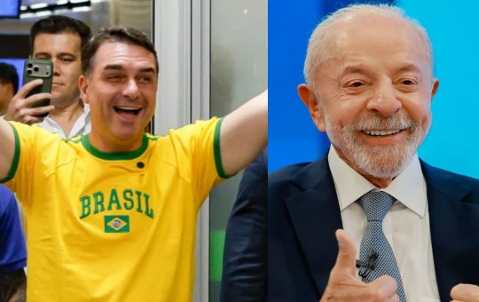 Pesquisa Vox Brasil aponta Lula à frente de Flávio Bolsonaro no 2º turno