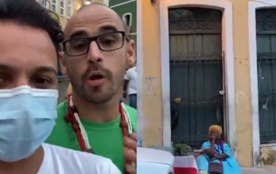 “Brincadeira entre amigos”, dizem turistas que ofenderam baiana de acarajé