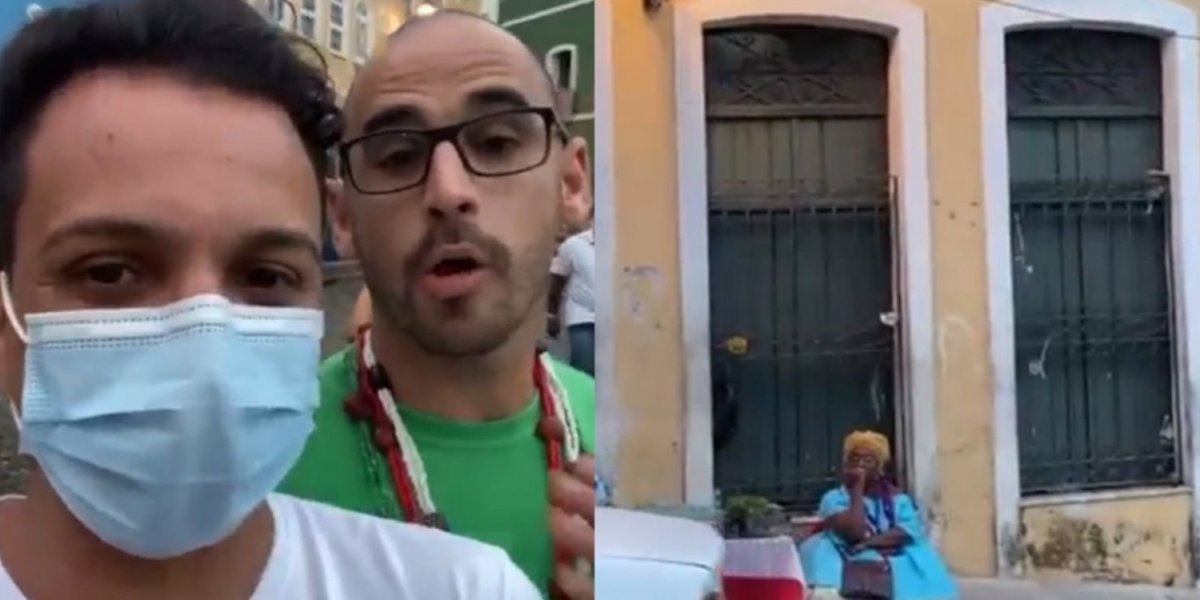 “Brincadeira entre amigos”, dizem turistas que ofenderam baiana de acarajé