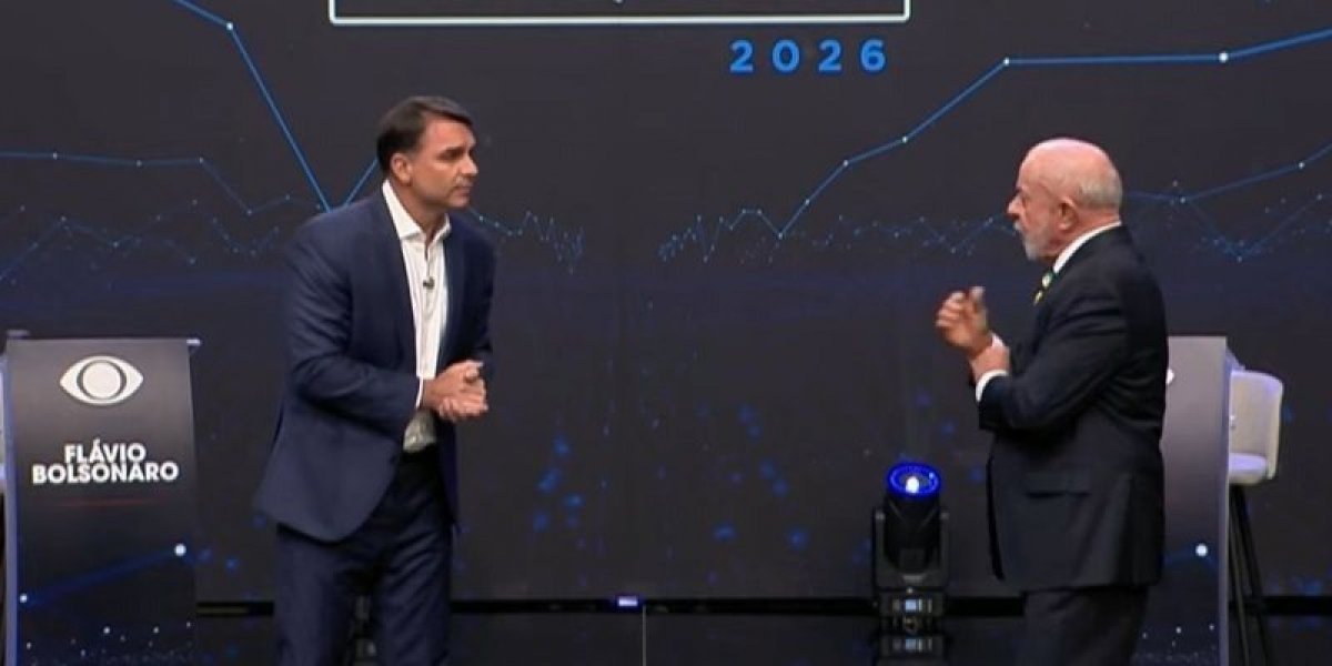 Flávio questiona por que 73% dos presidiários votaram em Lula, e presidente responde: 'Quero que vote 100%, até teu pai'