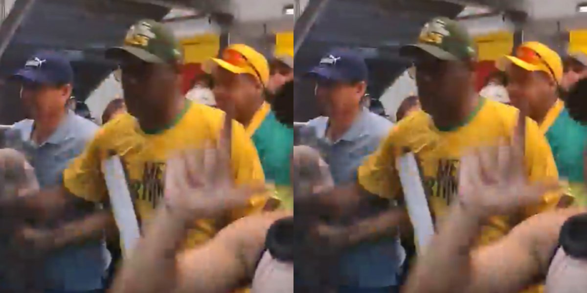 Apoiador de Flávio Bolsonaro é barrado em metrô de SP sob gritos de “recua, fascista, recua”