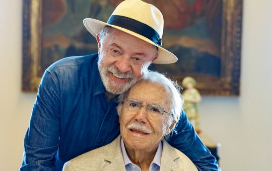 Lula visita o ex-presidente José Sarney no Maranhão
