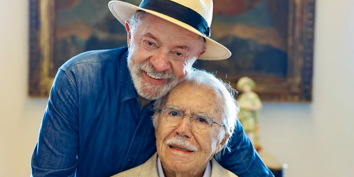 Lula visita o ex-presidente José Sarney no Maranhão
