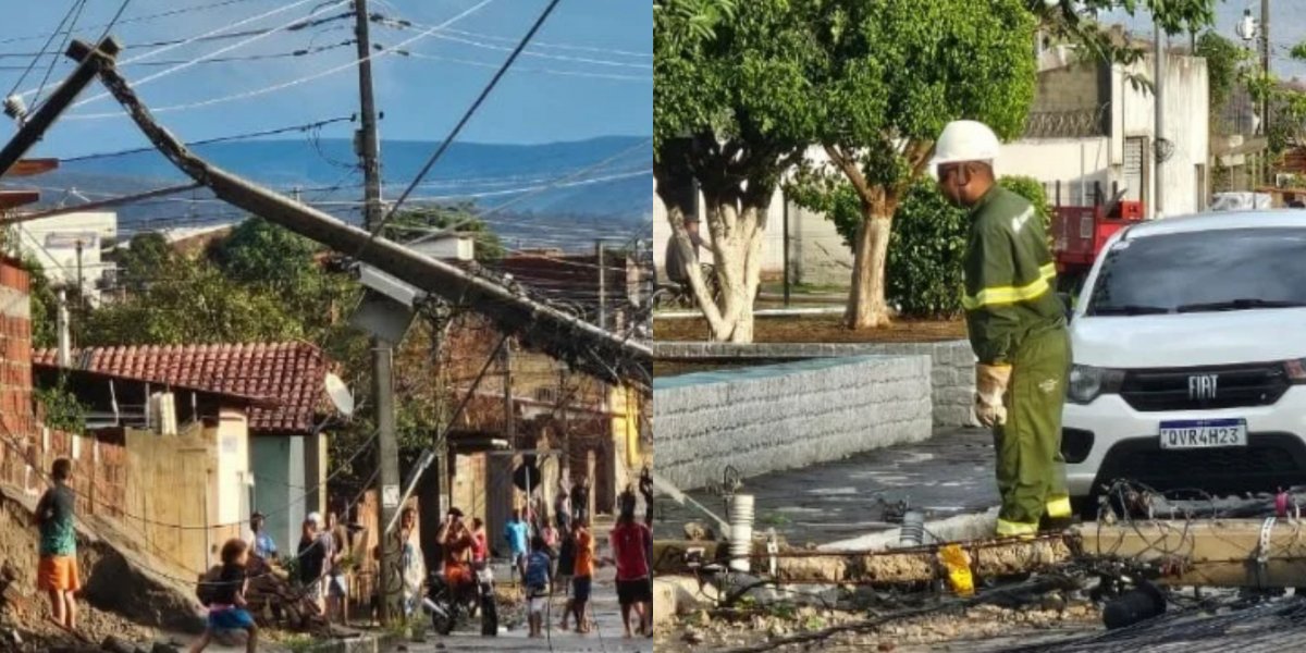 Temporal com granizo provoca estragos, deixa famílias desabrigadas na Bahia