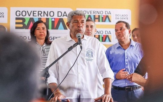 Jerônimo Rodrigues acompanha obras da ponte Salvador-Itaparica