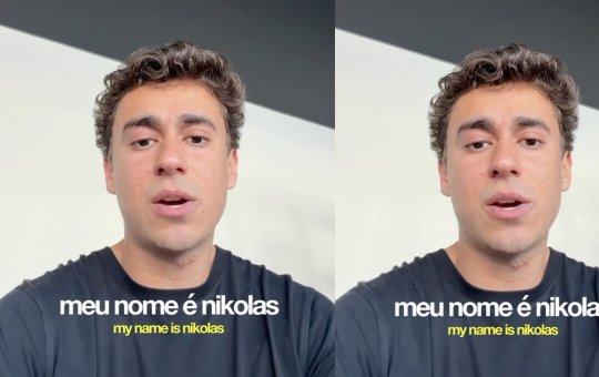 Nikolas grava vídeo em inglês e acusa esquerda de manchar imagem do Brasil no exterior