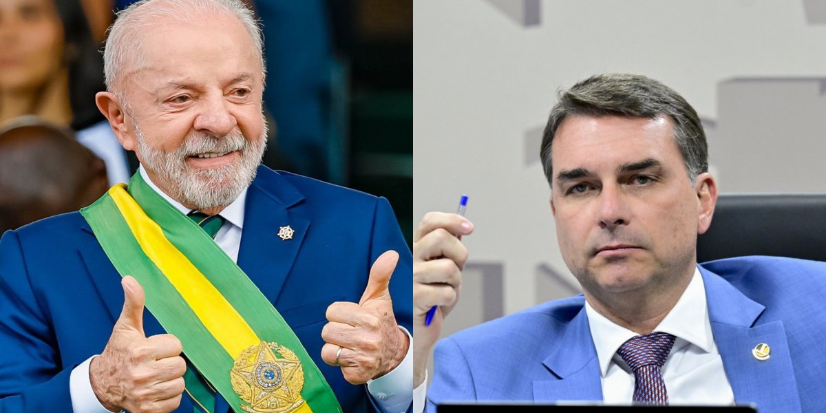 Lula aparece à frente de Flávio Bolsonaro em nova pesquisa da Vox Brasil