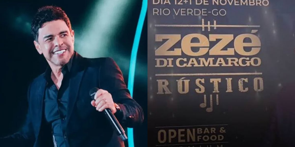 Show de Zezé Di Camargo em Goiás troca dia 13 por '12+1' e repercute na internet