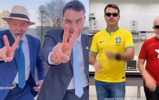 Lula e Flávio Bolsonaro viram memes nas redes após debate presidencial