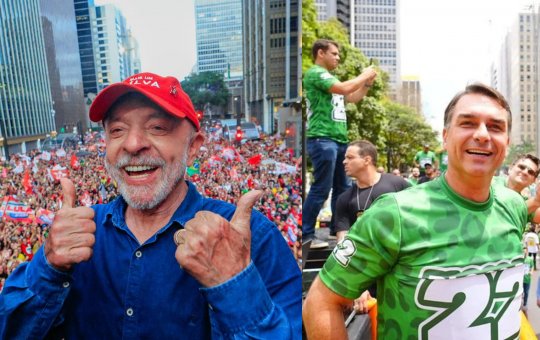 Lula vence em cinco países, e Flávio Bolsonaro conquista vitórias em outros quatro no exterior