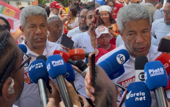 Jerônimo Rodrigues espera ampliar votação de Lula na Bahia e diz: “A Bahia tem uma responsabilidade muito grande”