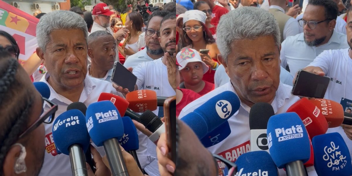 Jerônimo Rodrigues espera ampliar votação de Lula na Bahia e diz: “A Bahia tem uma responsabilidade muito grande”