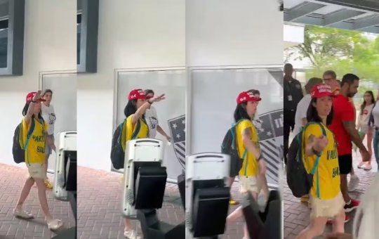 Mulher é flagrada fazendo saudação nazista em colégio eleitoral no Rio