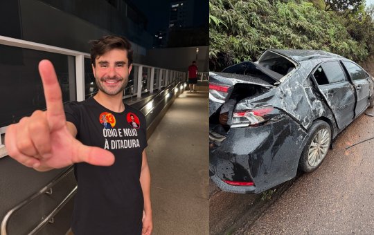 Deputado Federal Pedro Rousseff sofre acidente de carro em São Paulo
