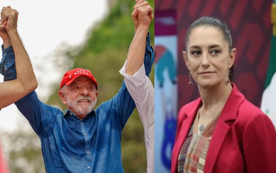 Presidente do México celebra vitória de Lula e faz gesto do “L”