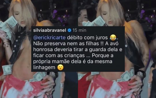 Silvia Abravanel detona Virginia após vídeo da influenciadora dançando com dólares em roupa: 'Não preserva nem as filhas'