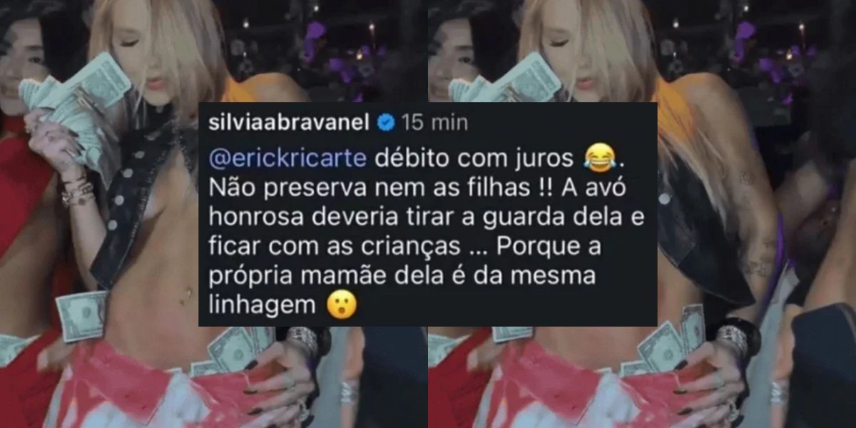 Silvia Abravanel detona Virginia após vídeo da influenciadora dançando com dólares em roupa: 'Não preserva nem as filhas'