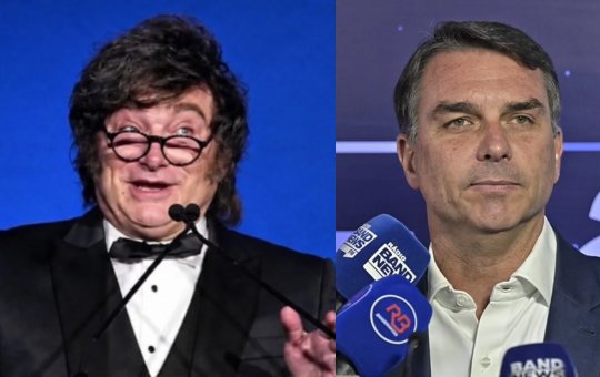 PF investiga possível apoio do governo Milei à saída de Flávio Bolsonaro do Brasil
