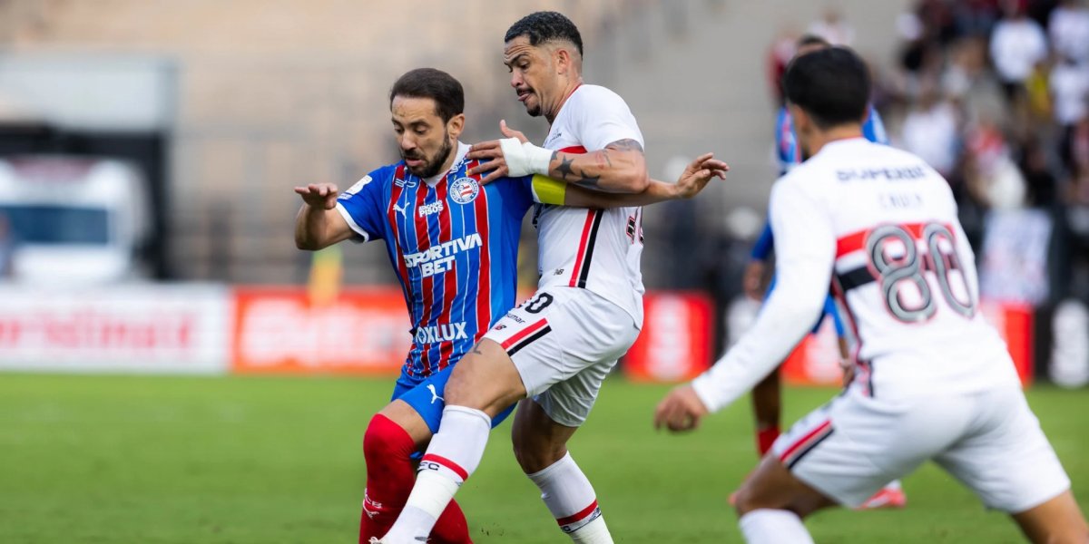 Bahia x São Paulo: onde assistir ao vivo, horário e escalações