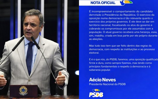 Aécio Neves se pronuncia sobre fuga de Flávio Bolsonaro após derrota nas eleições: 'Incompreensível'