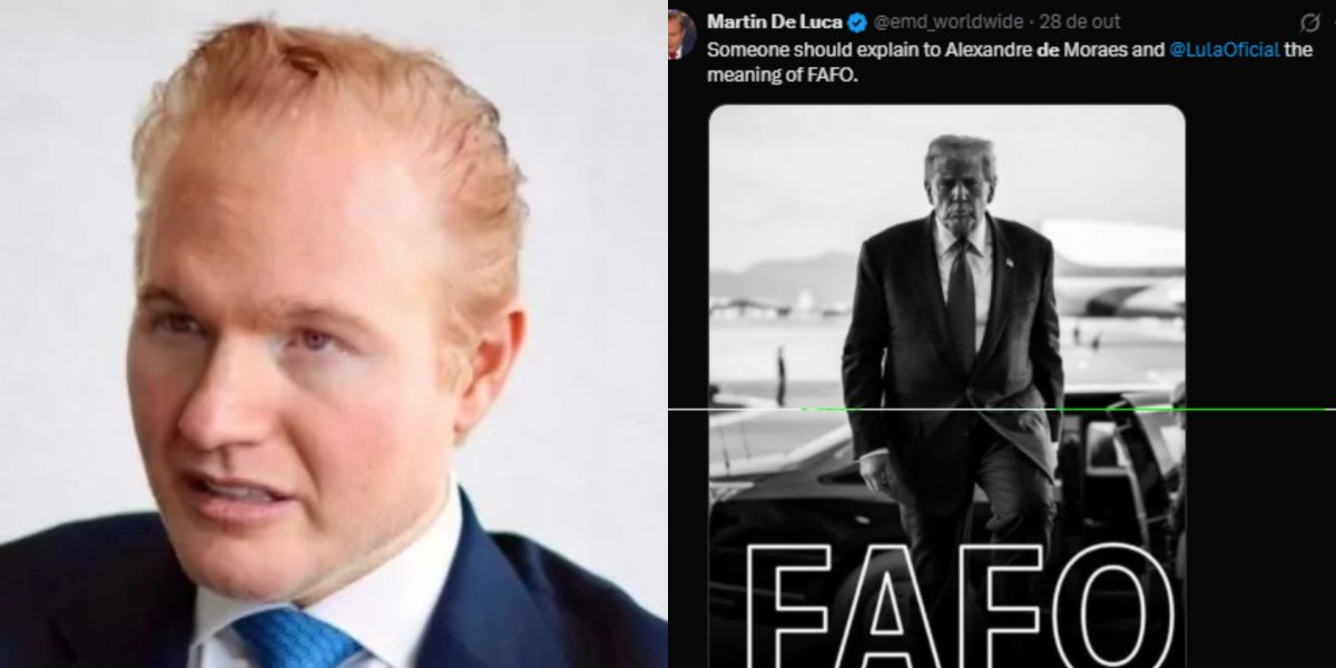Advogado ligado a Trump marca Lula e Moraes em postagem com imagem de Trump e mensagem enigmática: “FAFO”