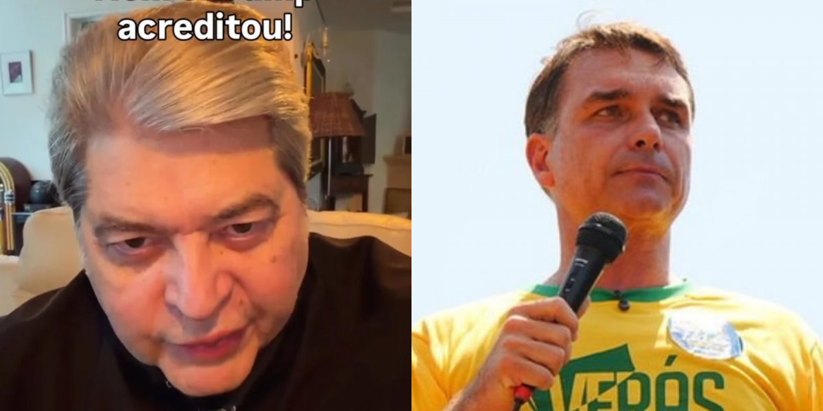 Datena chama carta de Flávio Bolsonaro de “ridícula” e ironiza: “Nem o Trump acreditou”