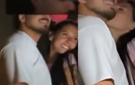 Ana Castela e Jon Vlogs aparecem em clima de romance durante show de fogos na Disney