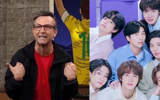 Após críticas ao BTS, Craque Neto elogia grupo e anuncia participação em show