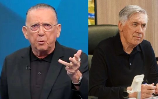 Galvão Bueno critica convocação de Ancelotti e questiona: “Para que jogar em Singapura?”