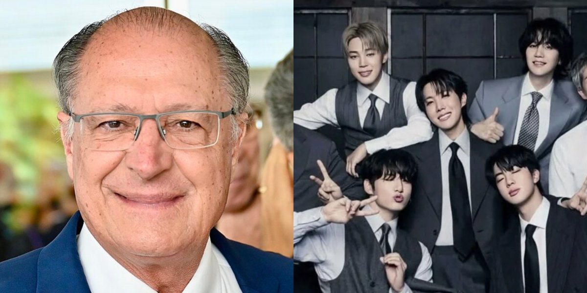 Alckmin brinca com fãs do BTS ao comemorar queda do desemprego no Brasil