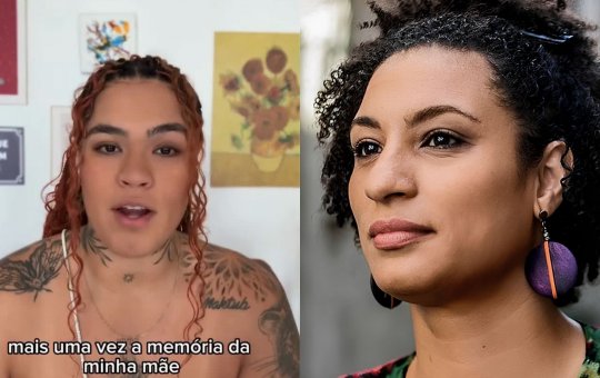 Filha de Marielle Franco denuncia ataques racistas contra a mãe em grupo de WhatsApp da PUC-Rio