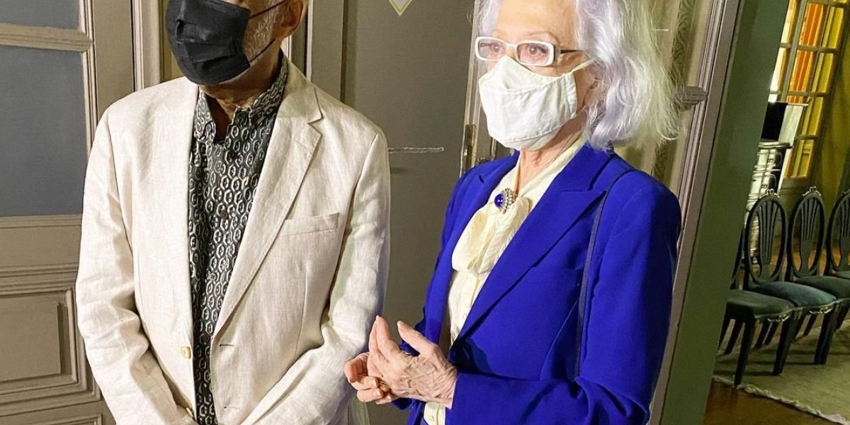 Fernanda Montenegro e Gilberto Gil participam do primeiro café na ABL