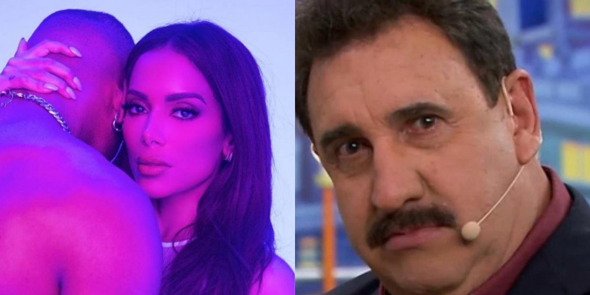 Ratinho faz comentário sobre Anitta e a cantora rebate