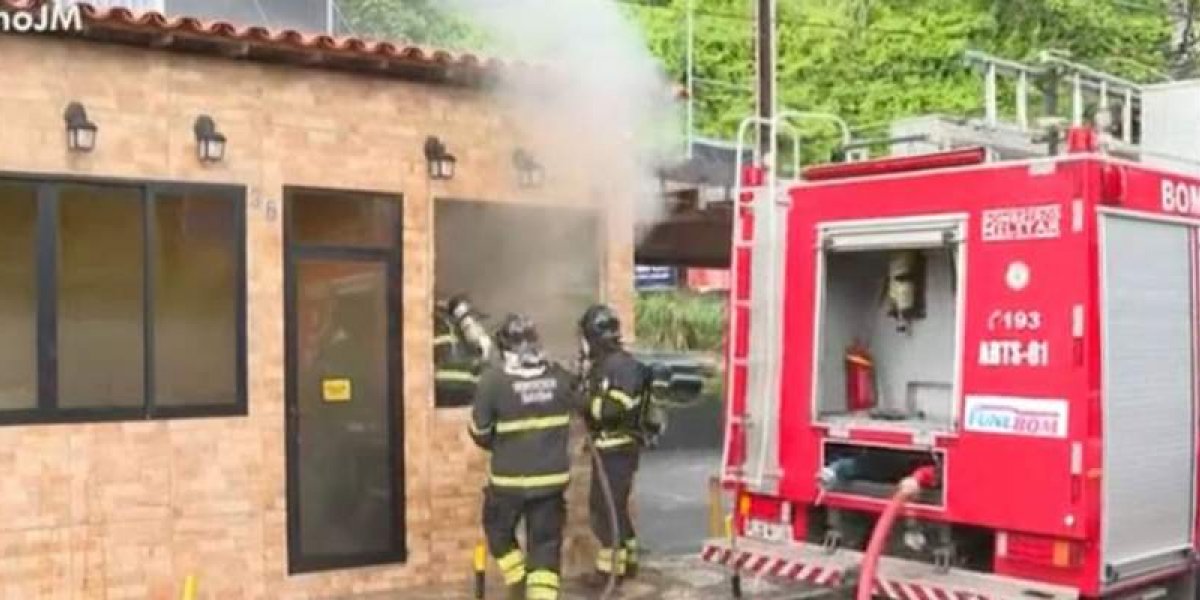 Incêndio atinge pizzaria no bairro do Rio Vermelho