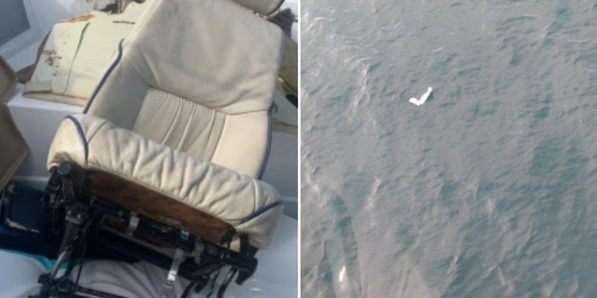 Bimotor: Destroços foram encontrados no mar e passageiros seguem desaparecidos