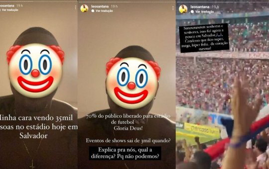 Leo Santana critica público em estádios e questiona: "Por que não podemos?"