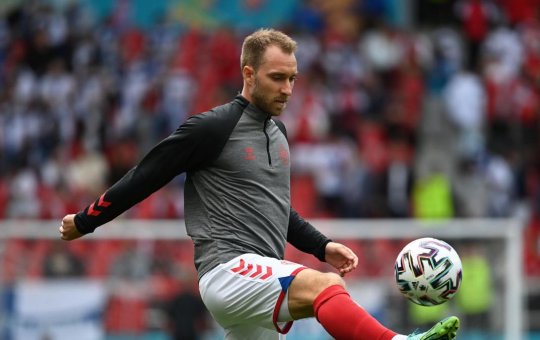 Recuperado, Christian Eriksen volta a treinar na Dinamarca