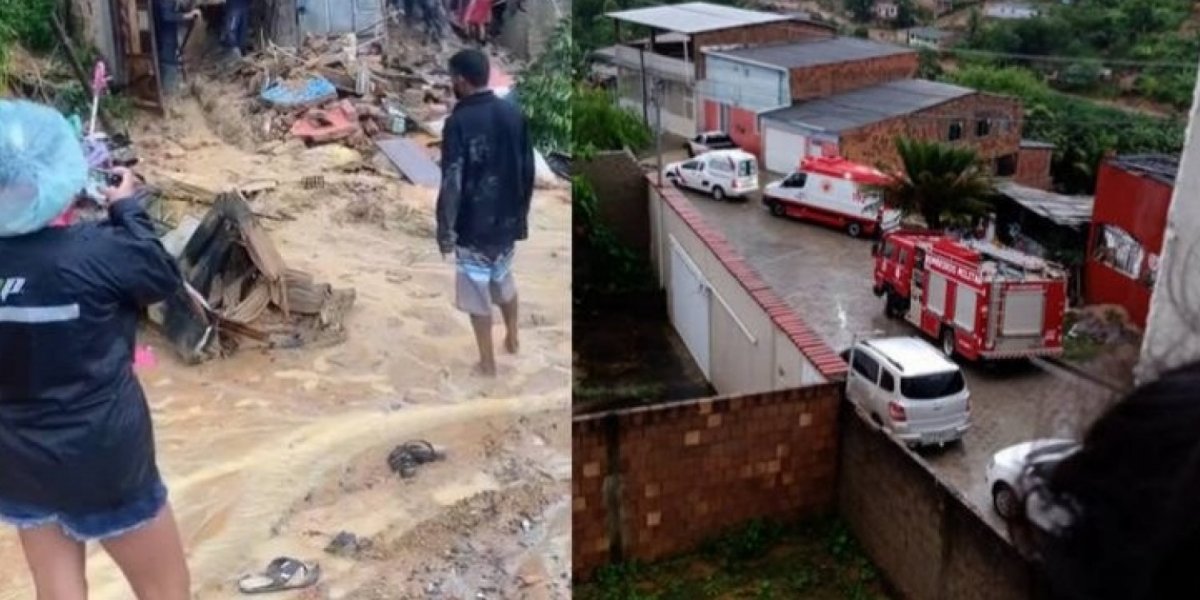 Três pessoas da mesma família morrem após casa ser soterrada em Itamaraju