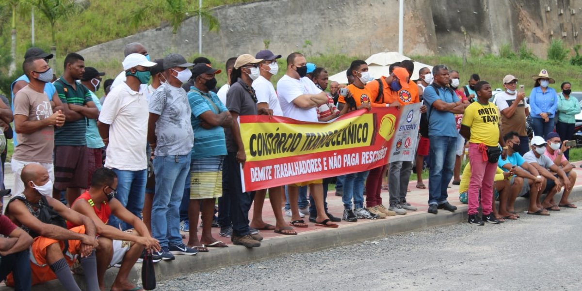 Trabalhadores do Consórcio Transoceânico deflagram greve em Salvador 