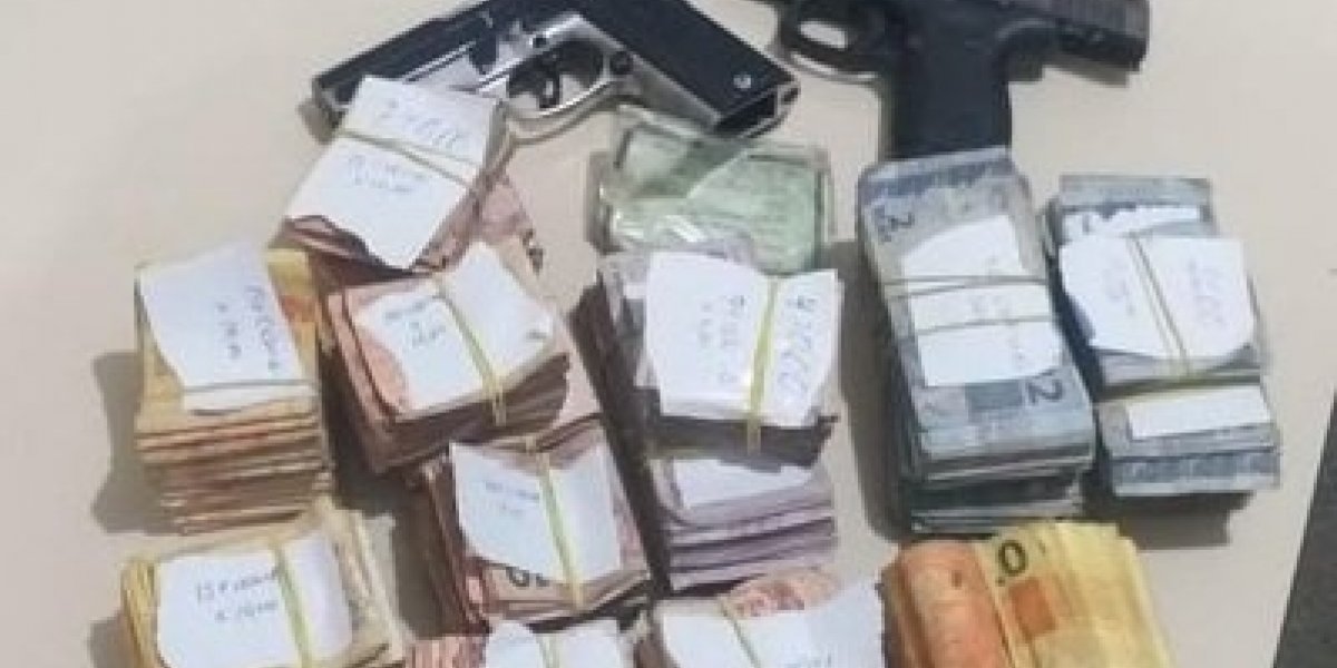 Capturado pela PM, ladrão de bancos oferece R$ 30 mil para ser solto
