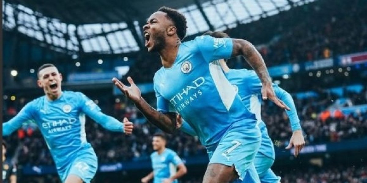 Sterling marca o 100º gol na Premier League e dá vitória ao Manchester City