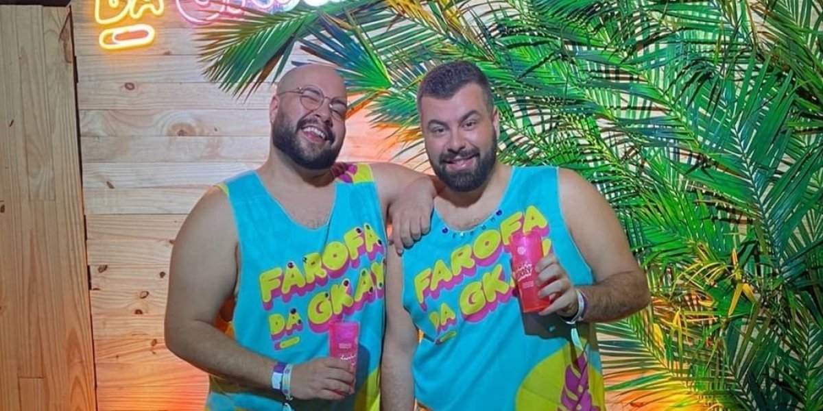 Casado, o ator Tiago Abravanel fica com influenciadores na 'Farofa da Gkay'