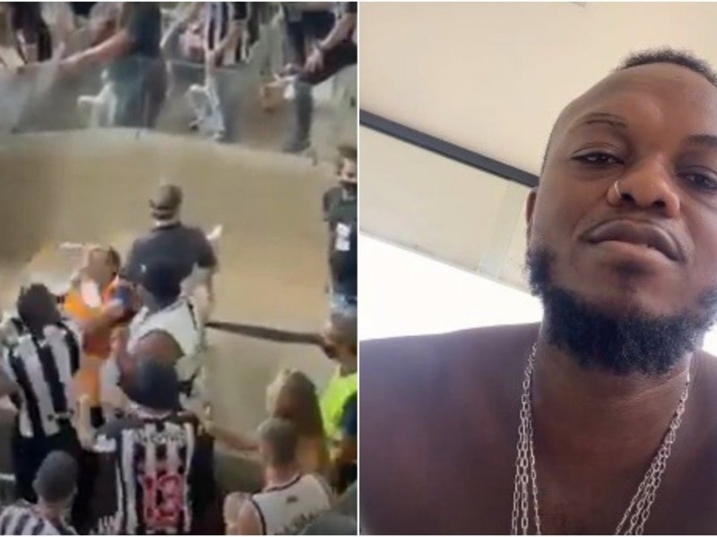 Djonga dá soco em segurança após alegar ser vítima de racismo